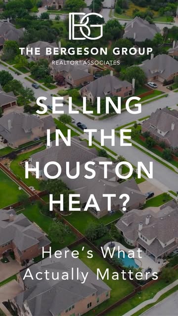 Summer staging advice for selling in the Houston heat from Shane Bergeson