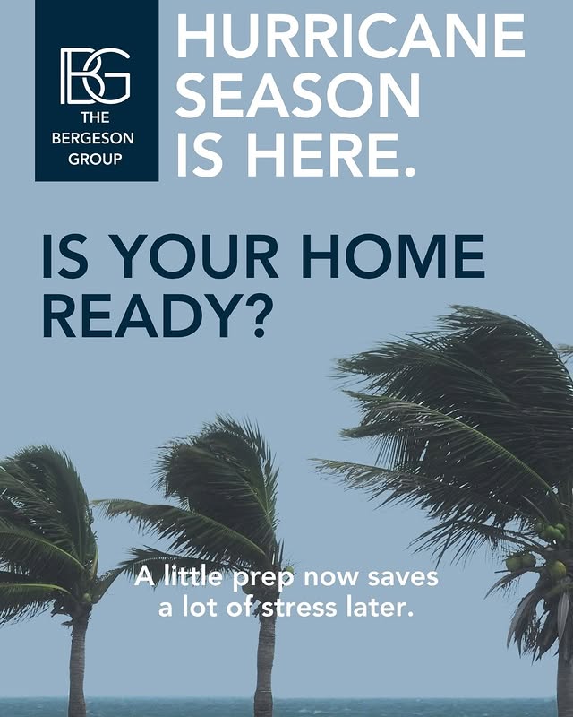 Hurricane season home preparation reminder